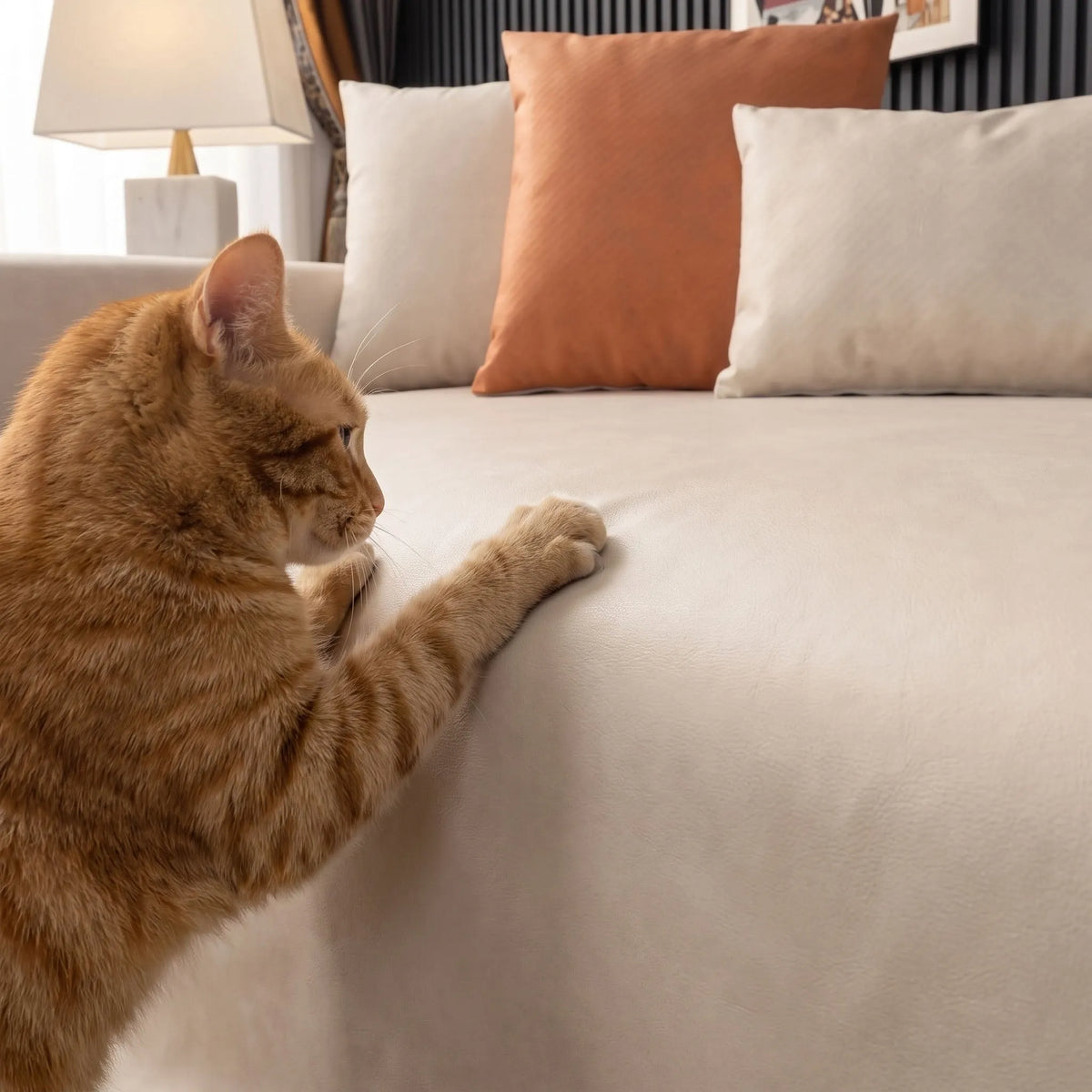 Liquid-Resistant Anti-Slip Sofa Cover