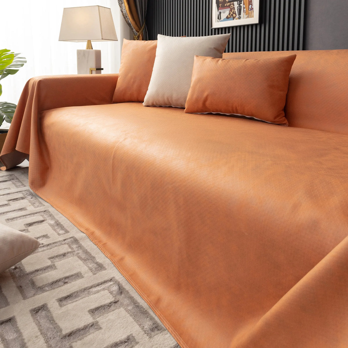 Liquid-Resistant Anti-Slip Sofa Cover