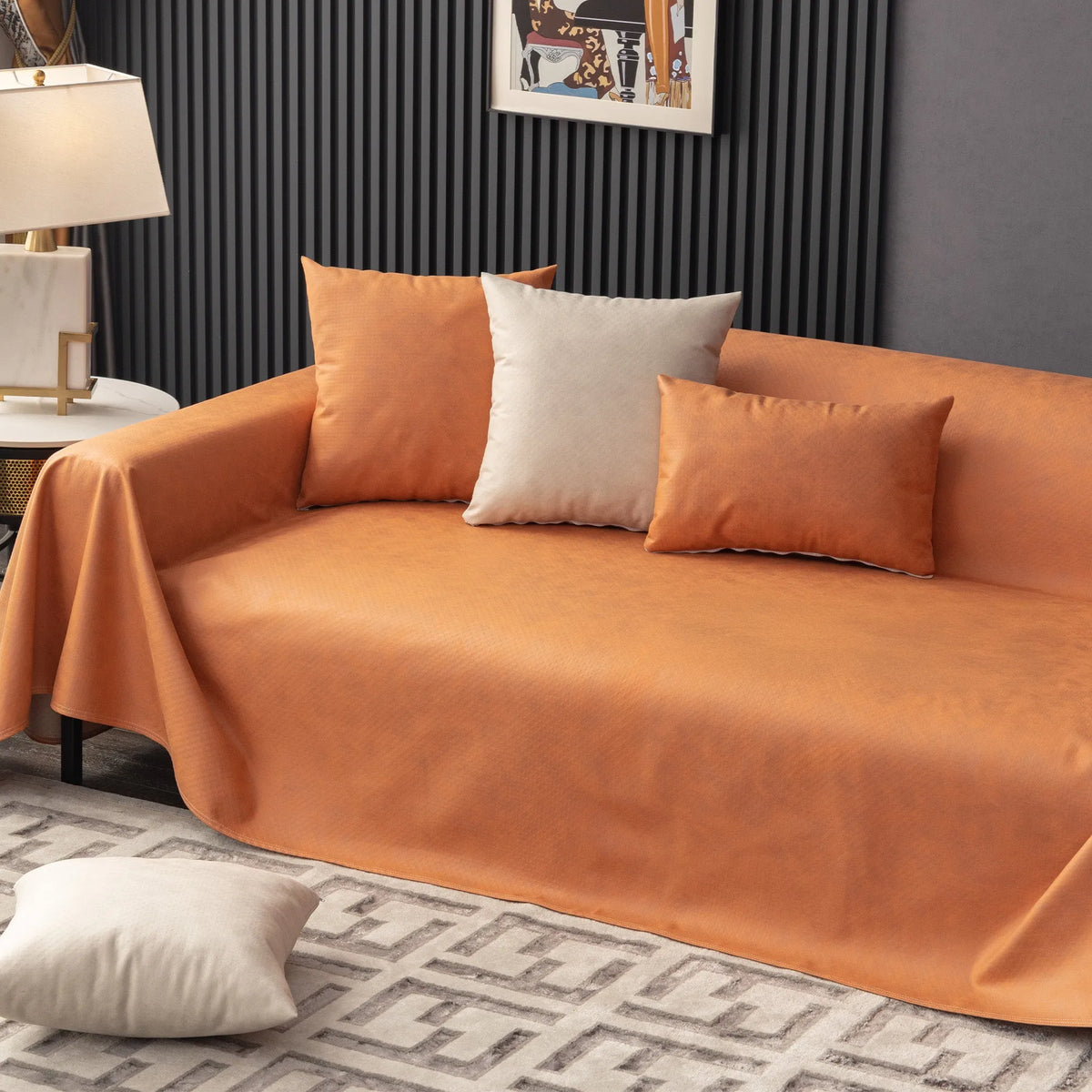 Liquid-Resistant Anti-Slip Sofa Cover