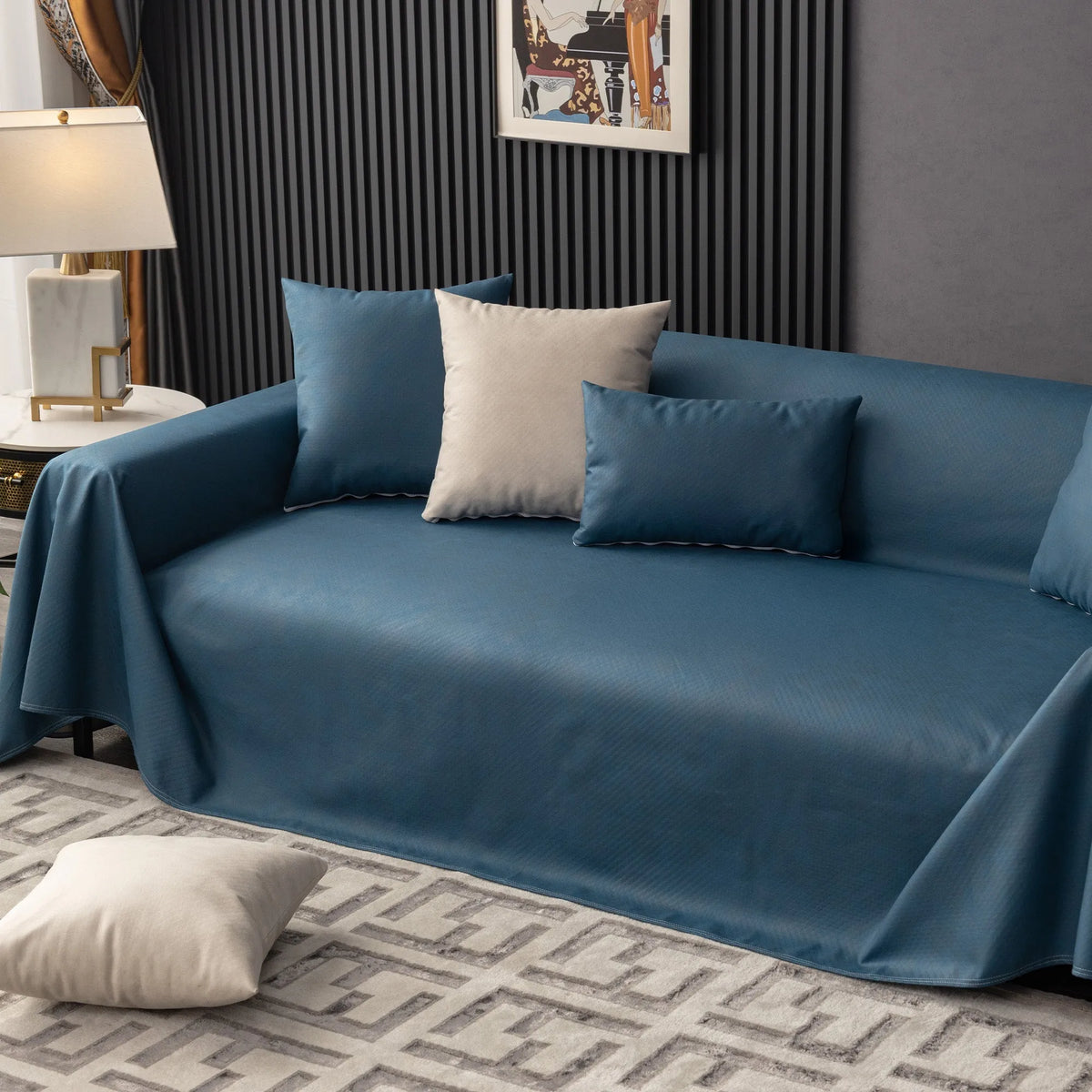 Liquid-Resistant Anti-Slip Sofa Cover