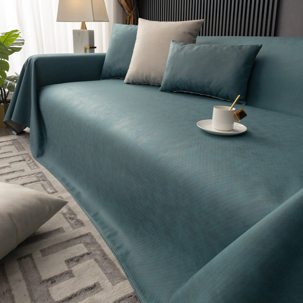 Liquid-Resistant Anti-Slip Sofa Cover