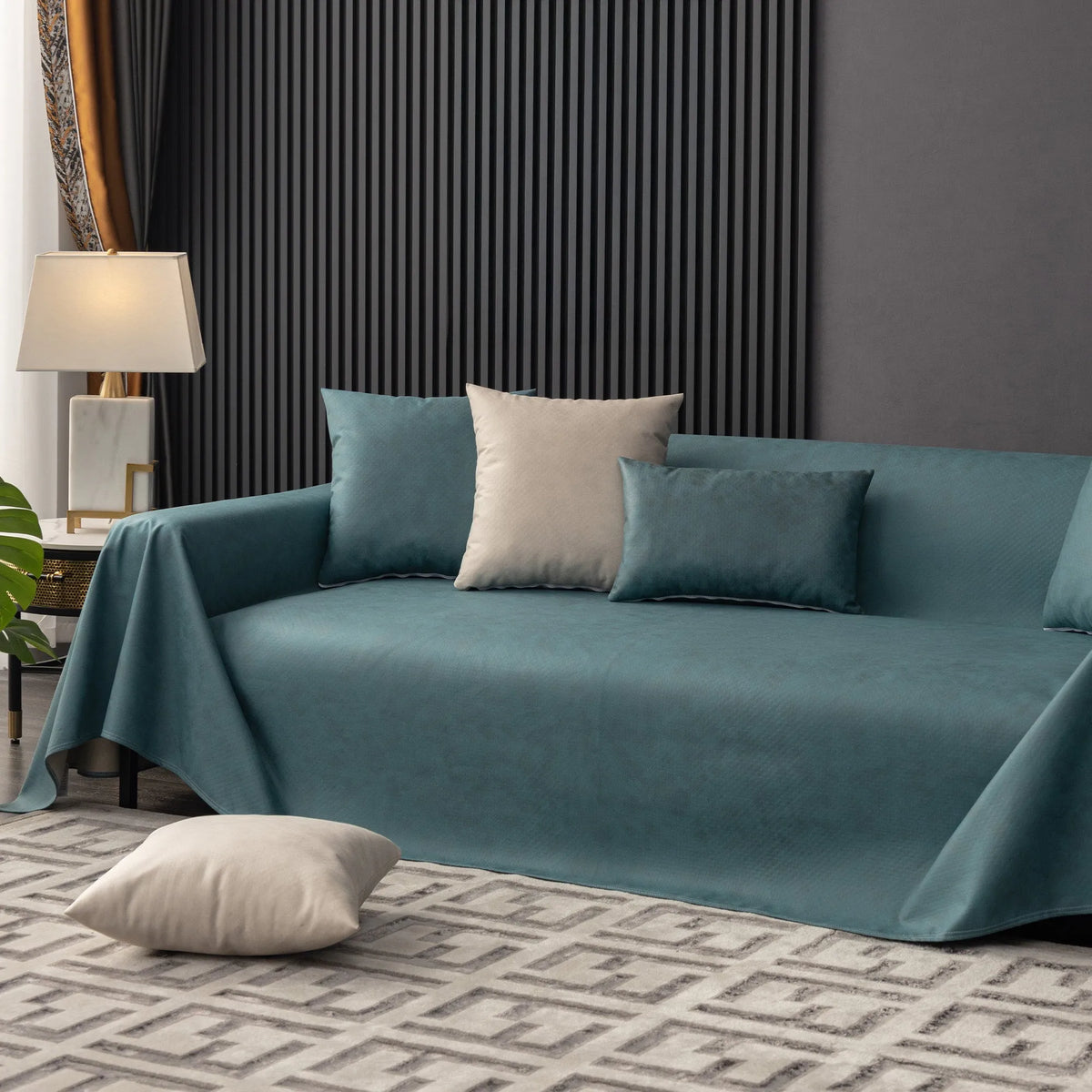 Liquid-Resistant Anti-Slip Sofa Cover