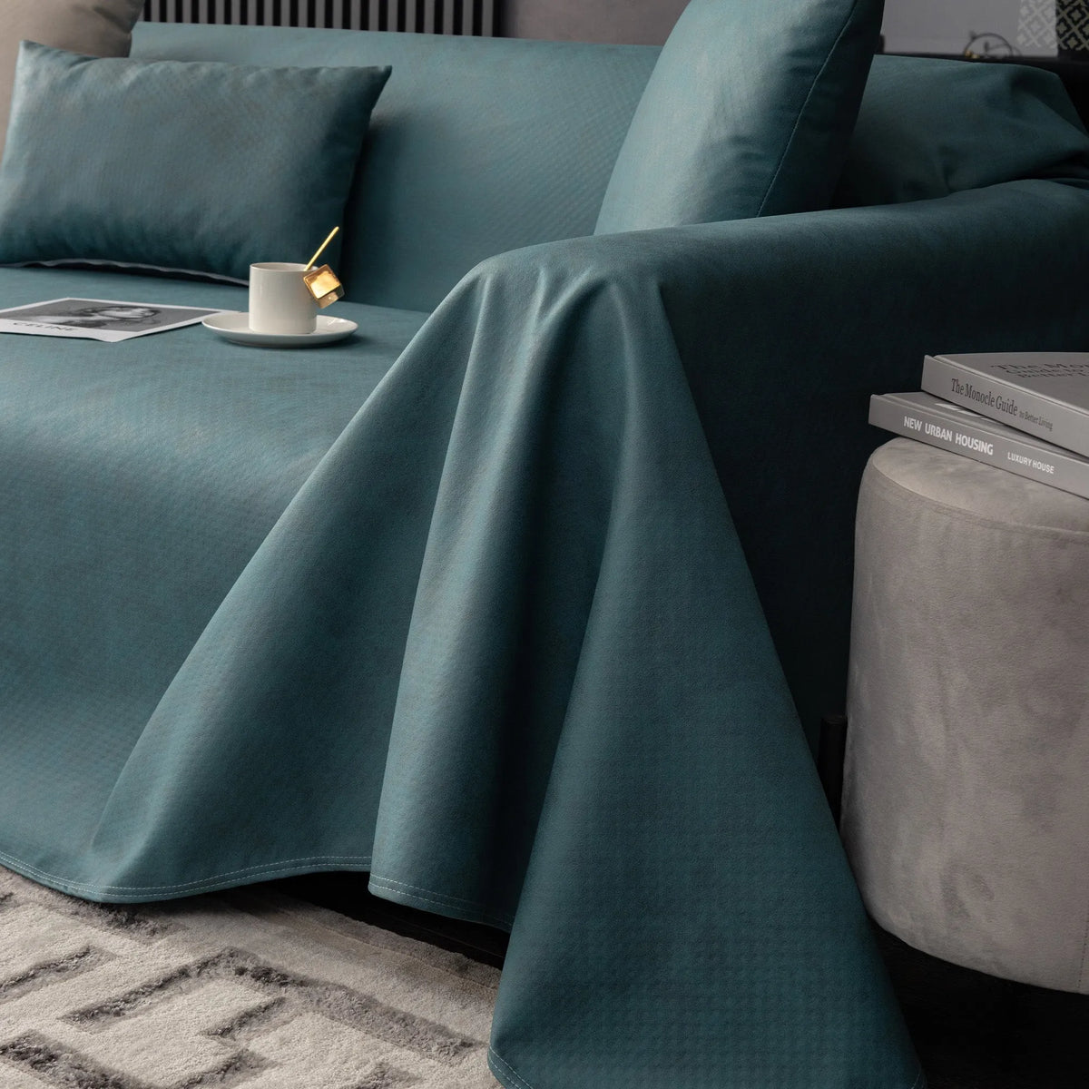 Liquid-Resistant Anti-Slip Sofa Cover