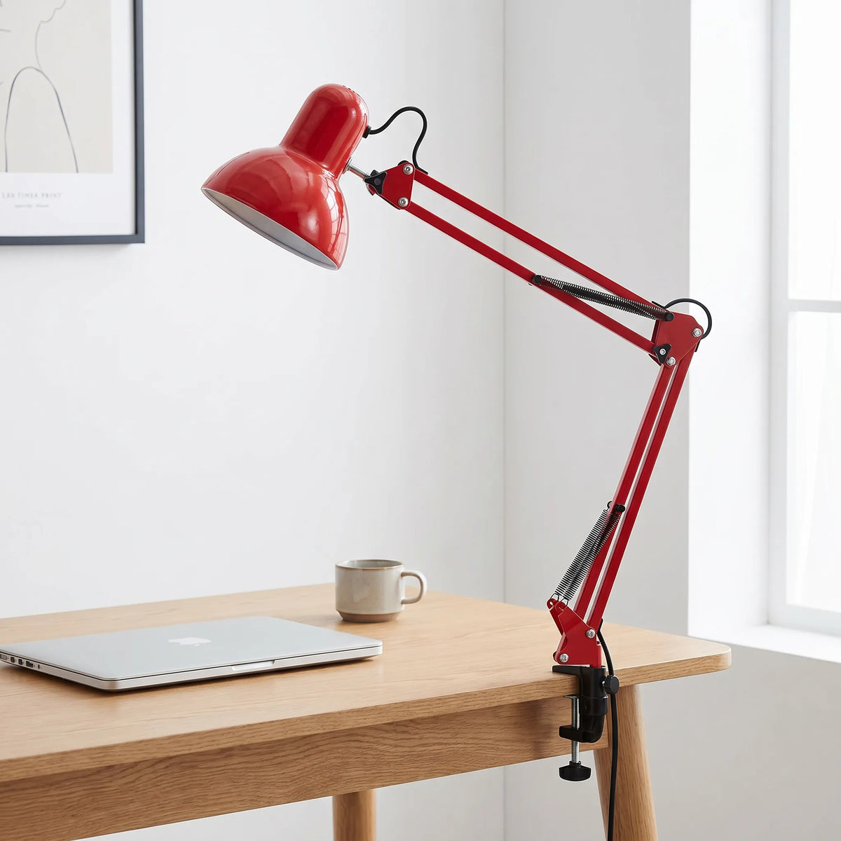 Long Arm Clip Lamp
