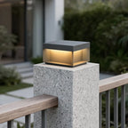 Low Square Deck Pillar Light