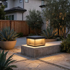 Low Square Deck Pillar Light