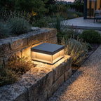 Low Square Deck Pillar Light