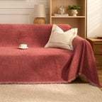 Luxe Solid Colour Chenille Sofa Cover