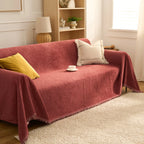 Luxe Solid Colour Chenille Sofa Cover