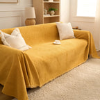 Luxe Solid Colour Chenille Sofa Cover