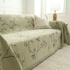 Magnolia Floral Sofa Throw
