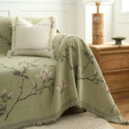 Magnolia Floral Sofa Throw