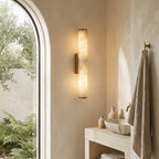 Marble Effect Copper Wall Light