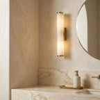 Marble Effect Copper Wall Light