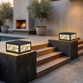 Marble Effect Gate Pillar Light