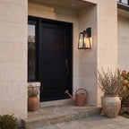 Matte Black Outdoor Wall Lantern
