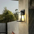 Matte Black Outdoor Wall Lantern
