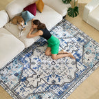 Midnight Mosaic Plush Rug