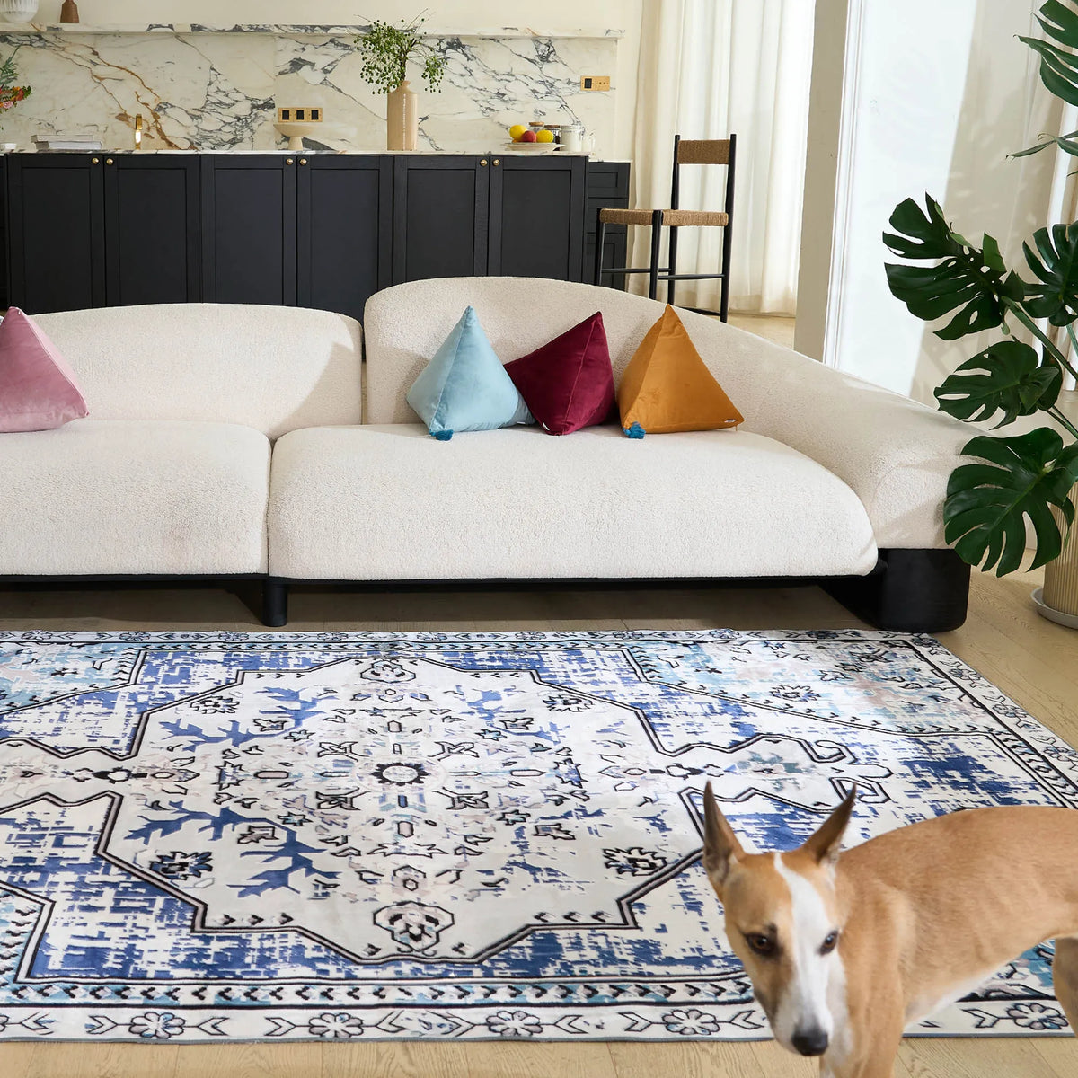 Midnight Mosaic Plush Rug