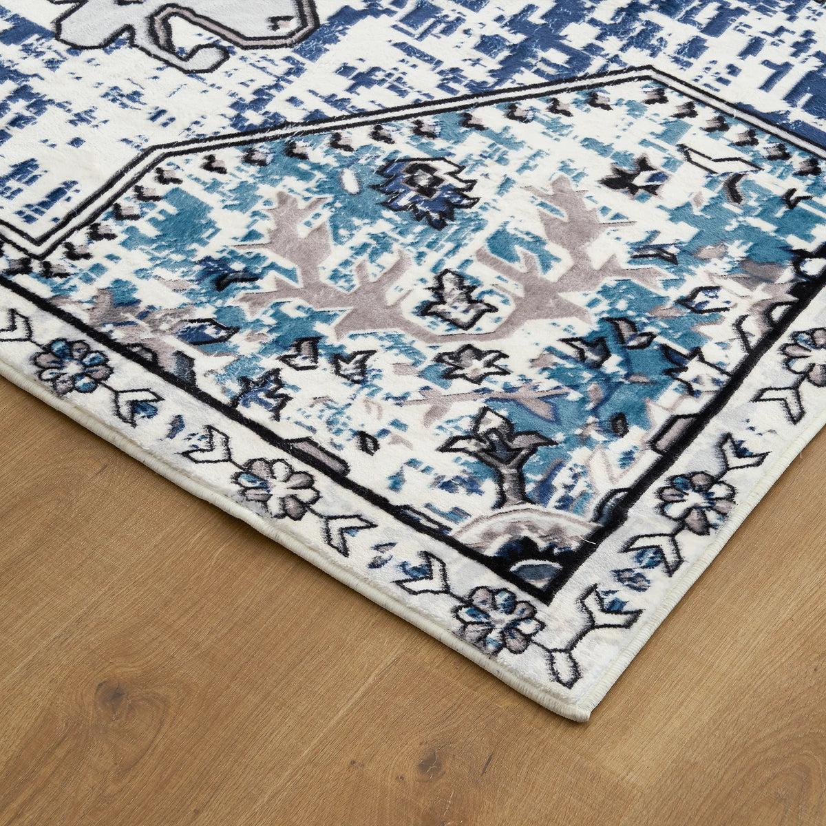 Midnight Mosaic Plush Rug