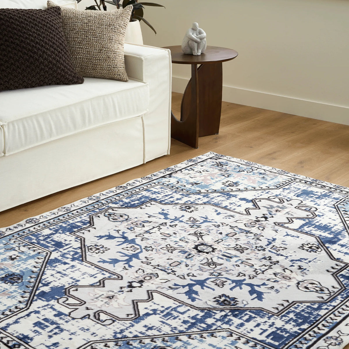 Midnight Mosaic Plush Rug