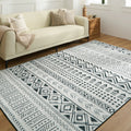 Midnight Tribal Flow Washable Rug