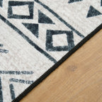 Midnight Tribal Flow Washable Rug
