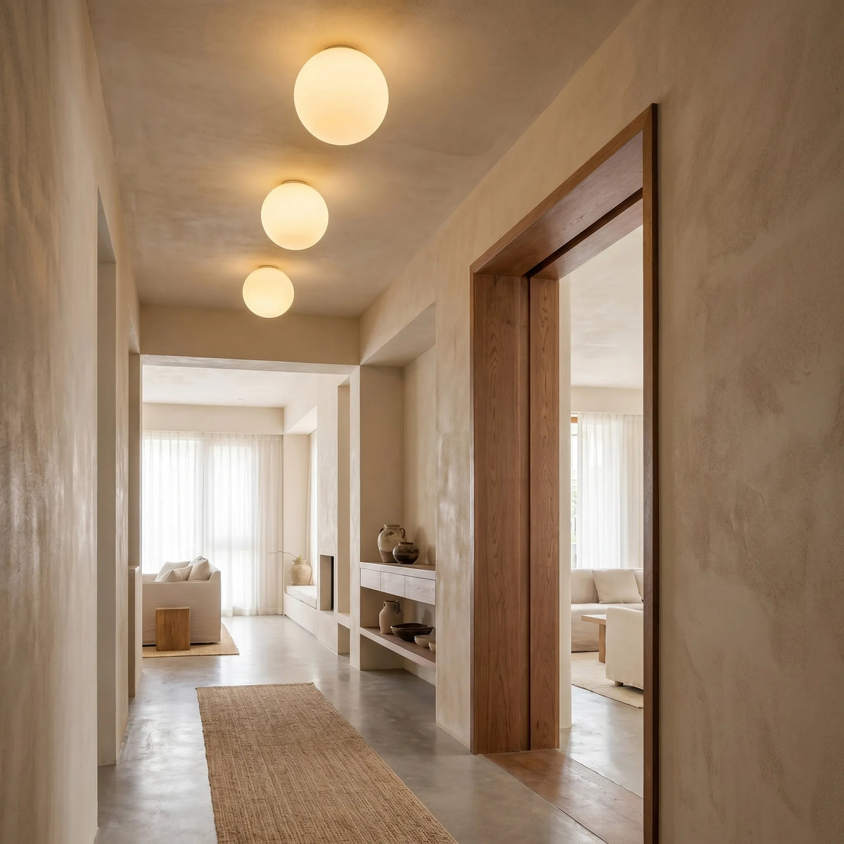 Mini Glass Dome Ceiling Light