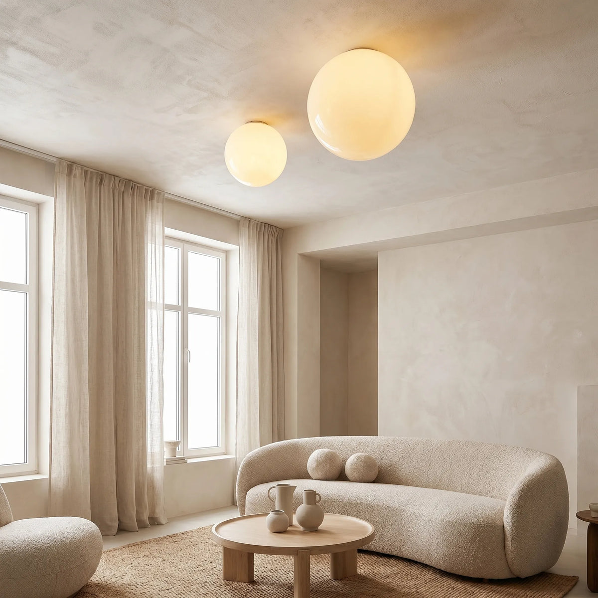 Mini Glass Dome Ceiling Light