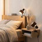 Mini Round Wood Lamp