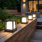 Minimalist Garden Pedestal Light