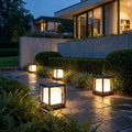 Minimalist Garden Pedestal Light