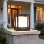 Minimalist Garden Pedestal Light