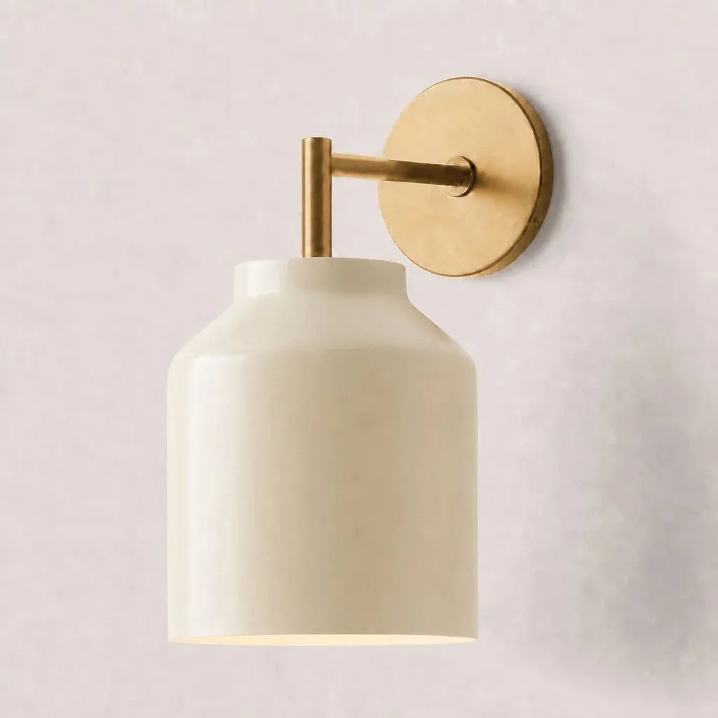Minimalist Glass Shade Wall Light