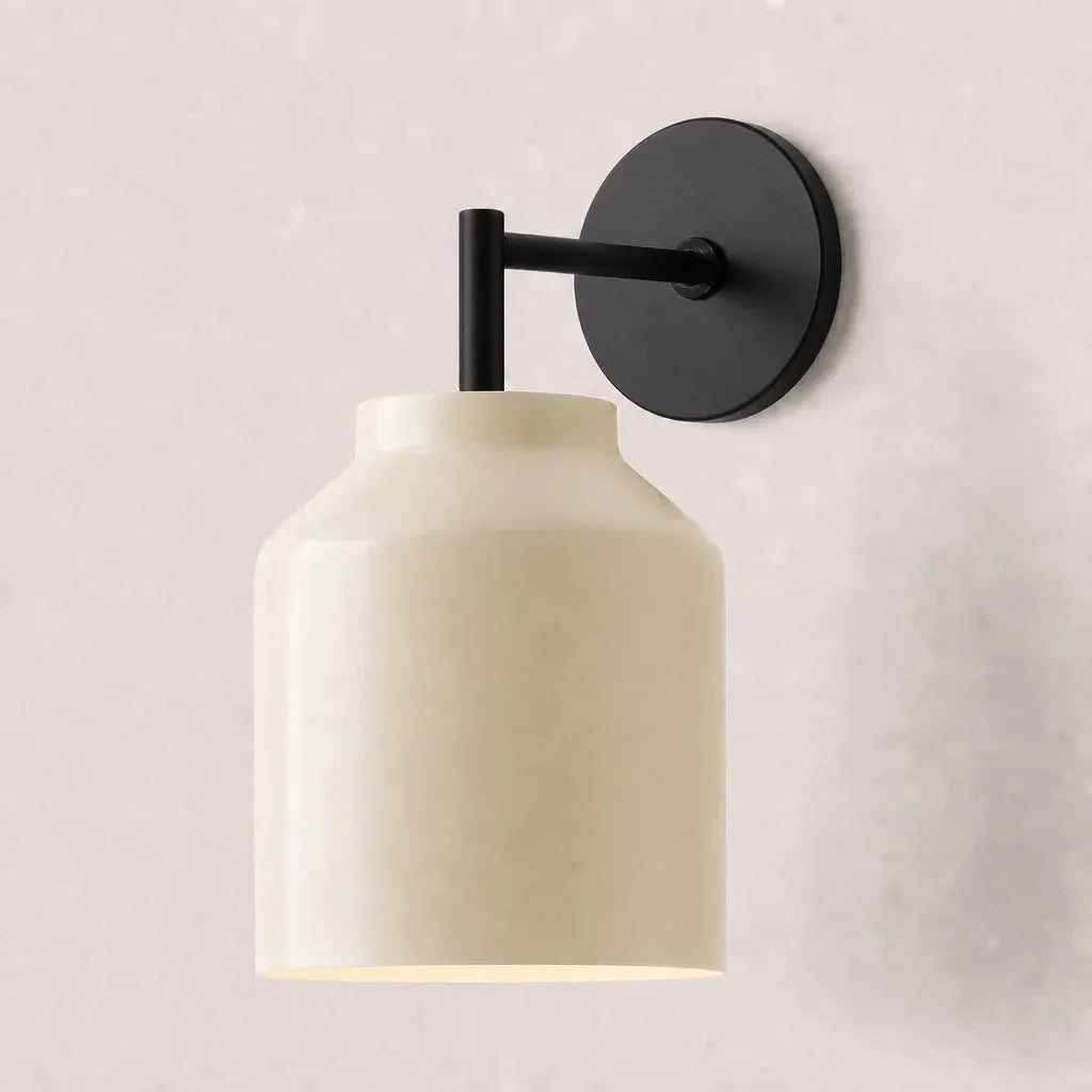 Minimalist Glass Shade Wall Light
