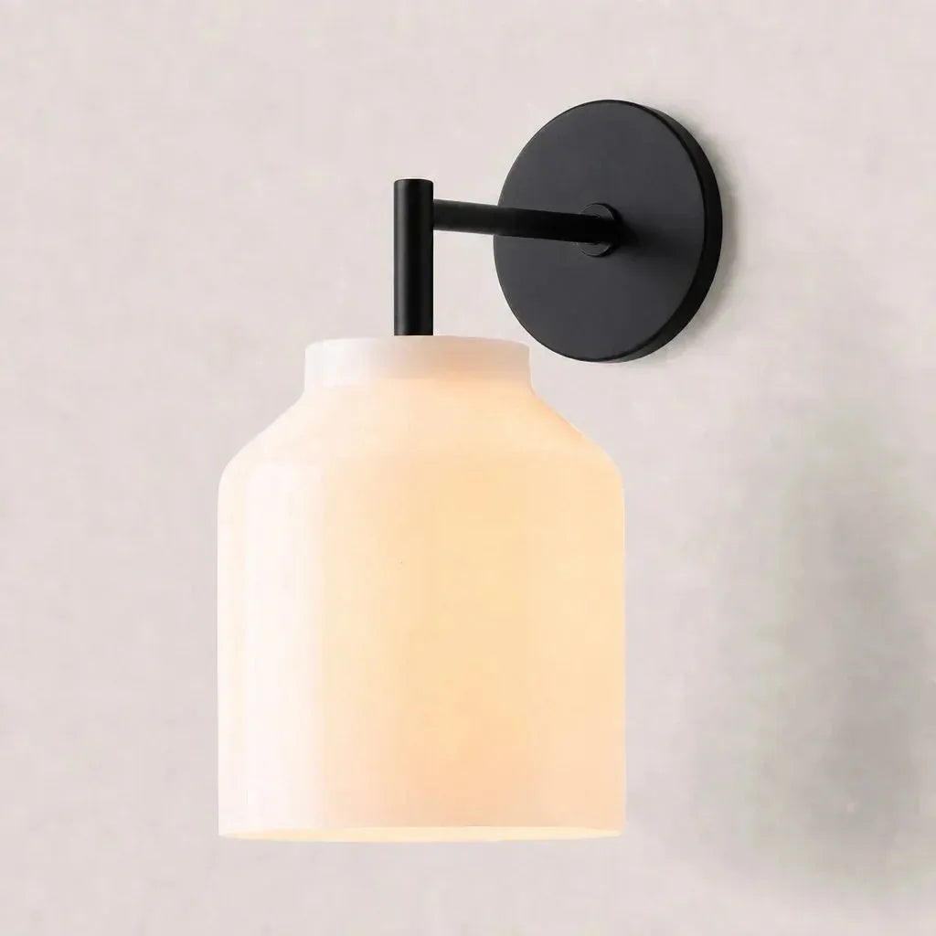 Minimalist Glass Shade Wall Light