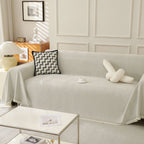 Minimalist Herringbone Woven Sofa Throw