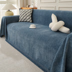 Minimalist Herringbone Woven Sofa Throw