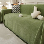 Minimalist Herringbone Woven Sofa Throw