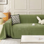 Minimalist Herringbone Woven Sofa Throw