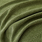 Minimalist Herringbone Woven Sofa Throw