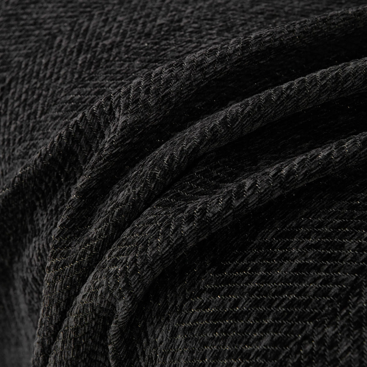 Minimalist Herringbone Woven Sofa Throw