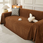 Minimalist Herringbone Woven Sofa Throw