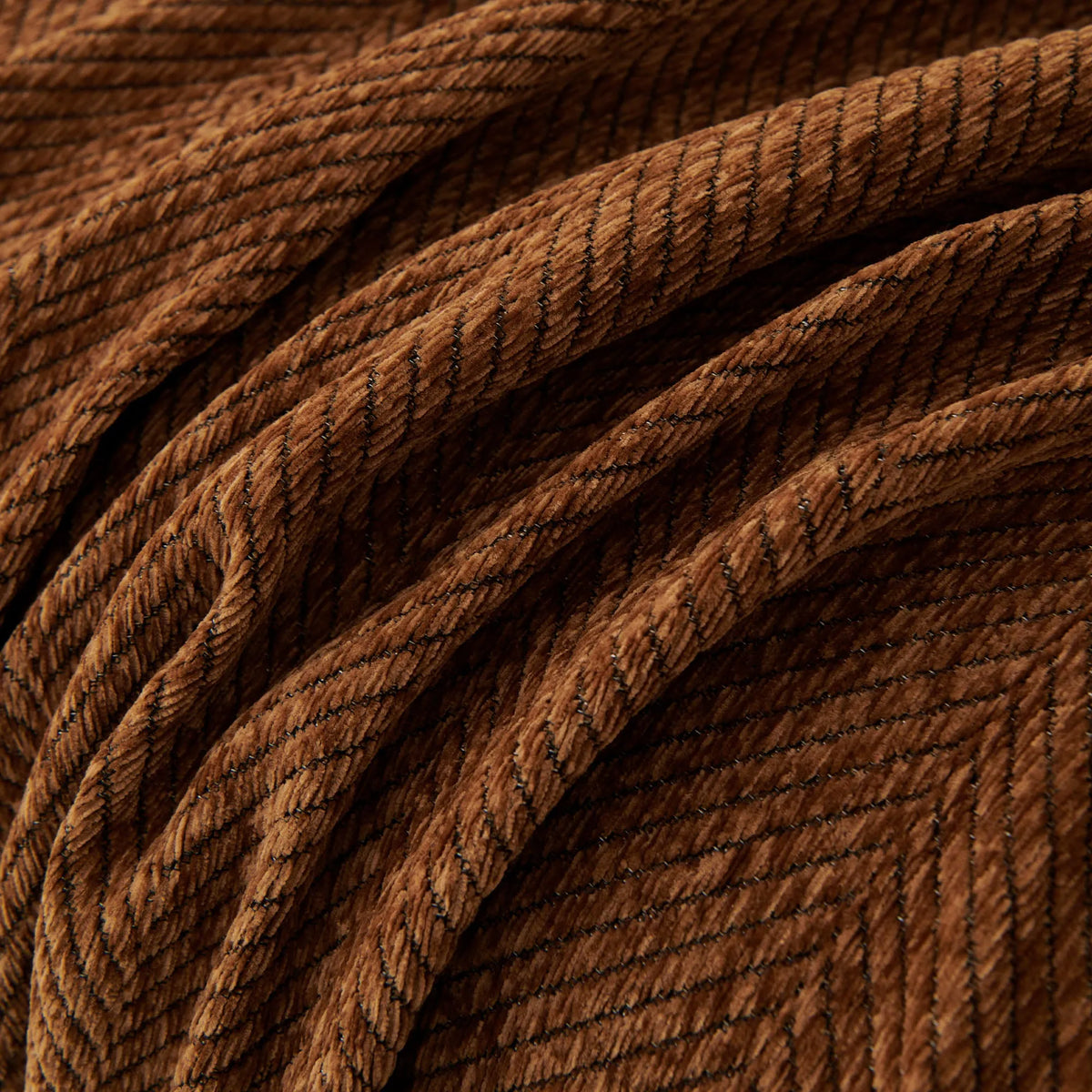 Minimalist Herringbone Woven Sofa Throw