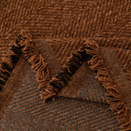 Minimalist Herringbone Woven Sofa Throw