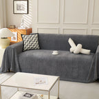 Minimalist Herringbone Woven Sofa Throw