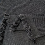 Minimalist Herringbone Woven Sofa Throw