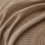 Minimalist Herringbone Woven Sofa Throw