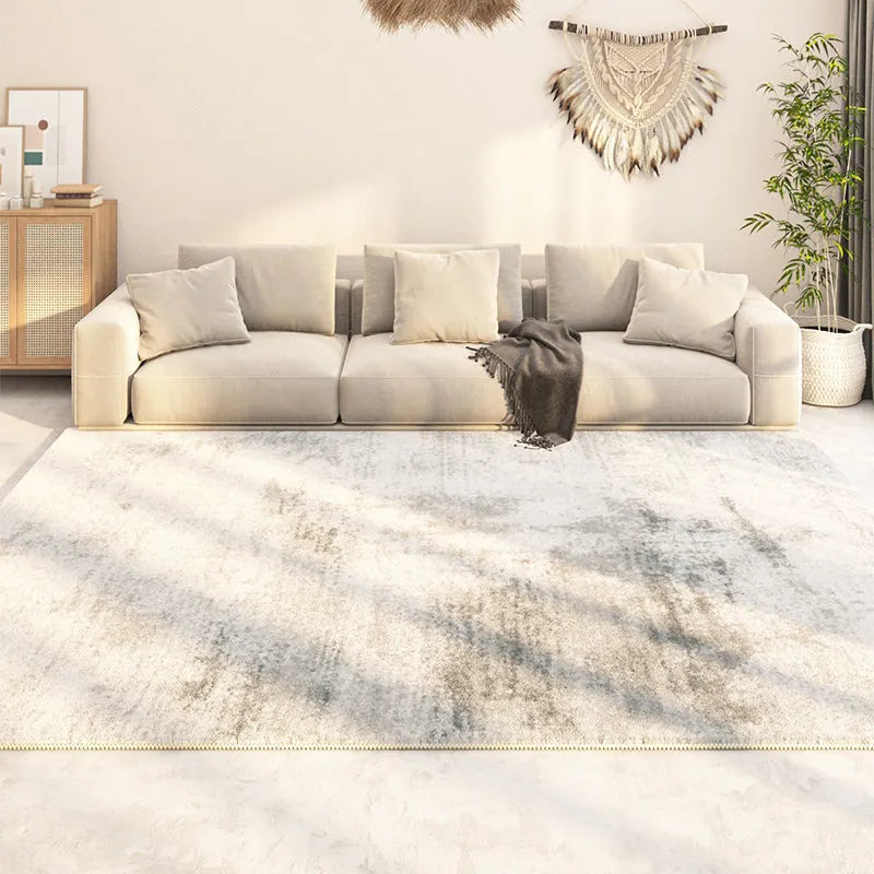 Mist Grey Subtle Texture Rug