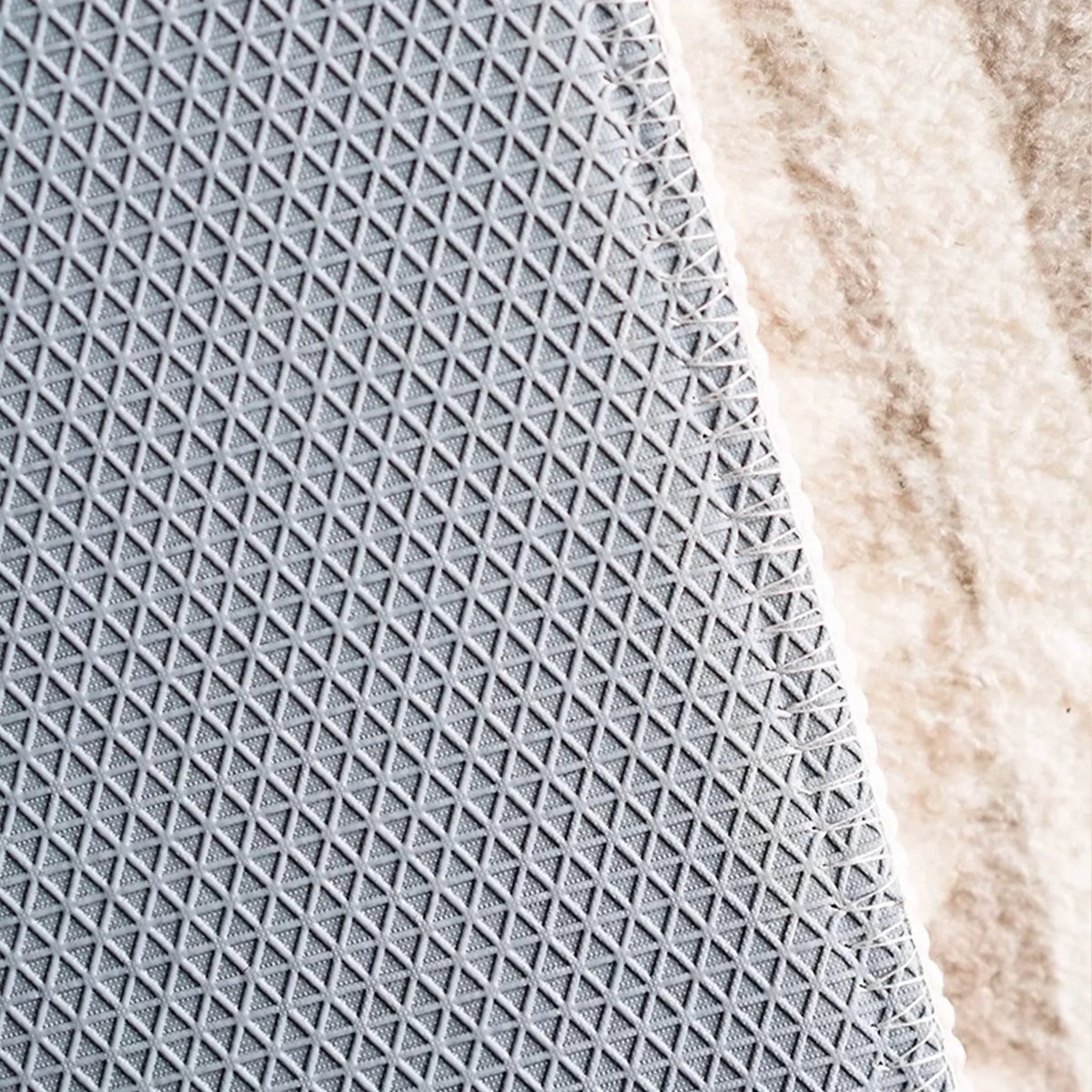 Mist Grey Subtle Texture Rug